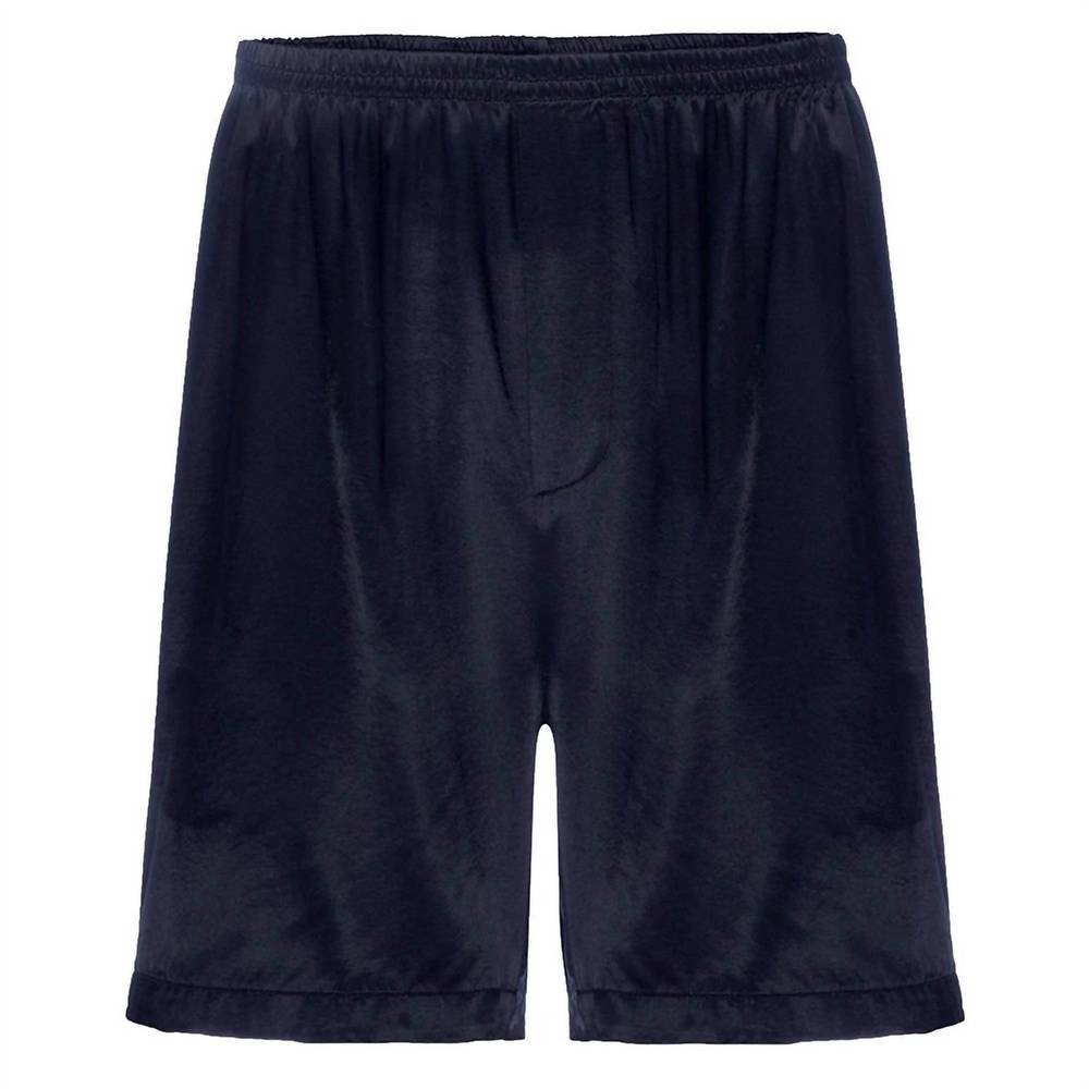 NEW PJ HARLOW adam satin boxer with faux fly in navy